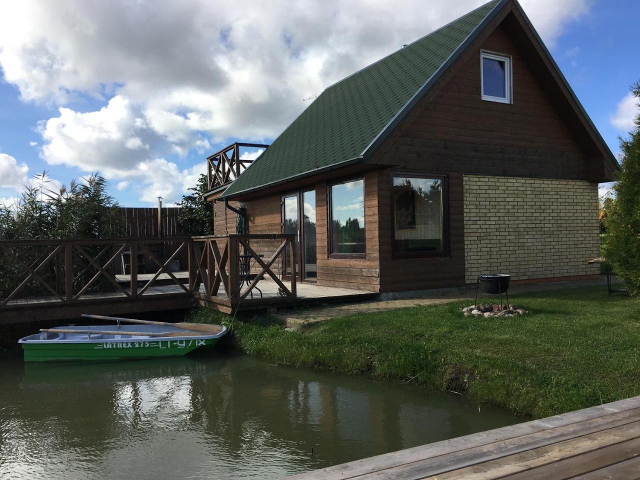 Sveciu Namelis - Pirtis Villa Vydmantai Exteriör bild
