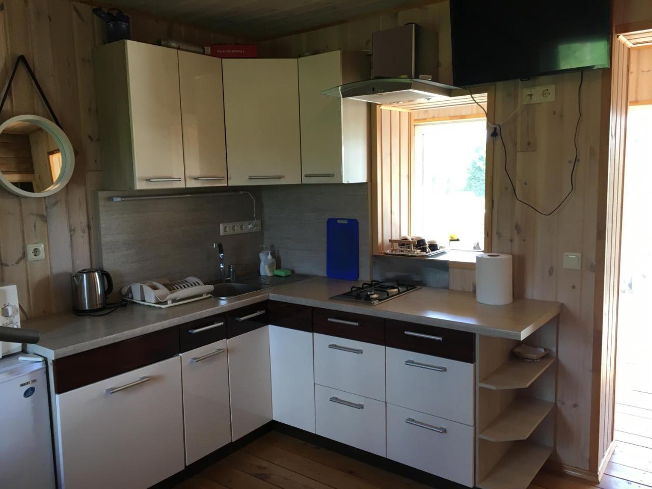 Sveciu Namelis - Pirtis Villa Vydmantai Exteriör bild