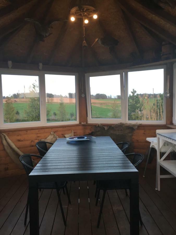 Sveciu Namelis - Pirtis Villa Vydmantai Exteriör bild