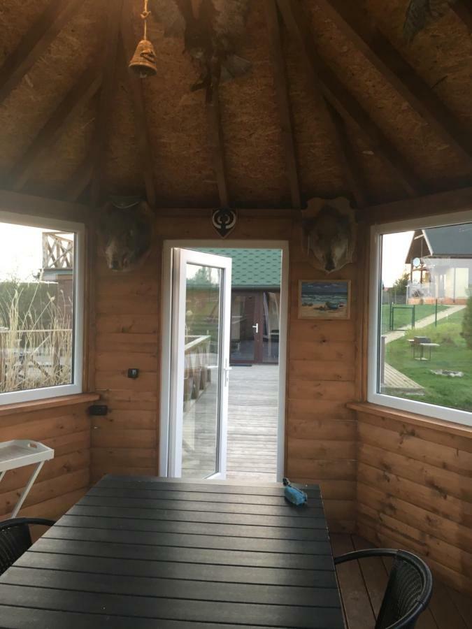 Sveciu Namelis - Pirtis Villa Vydmantai Exteriör bild